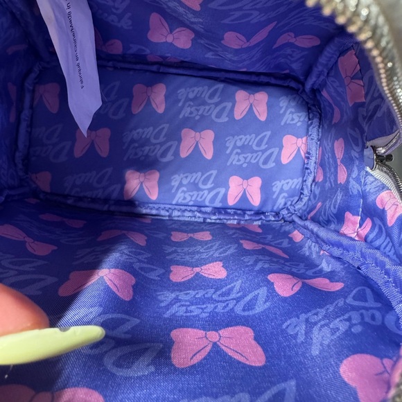 RARE - Loungefly Daisy Duck Mini Backpack - Pink and Purple - Picture 4 of 5